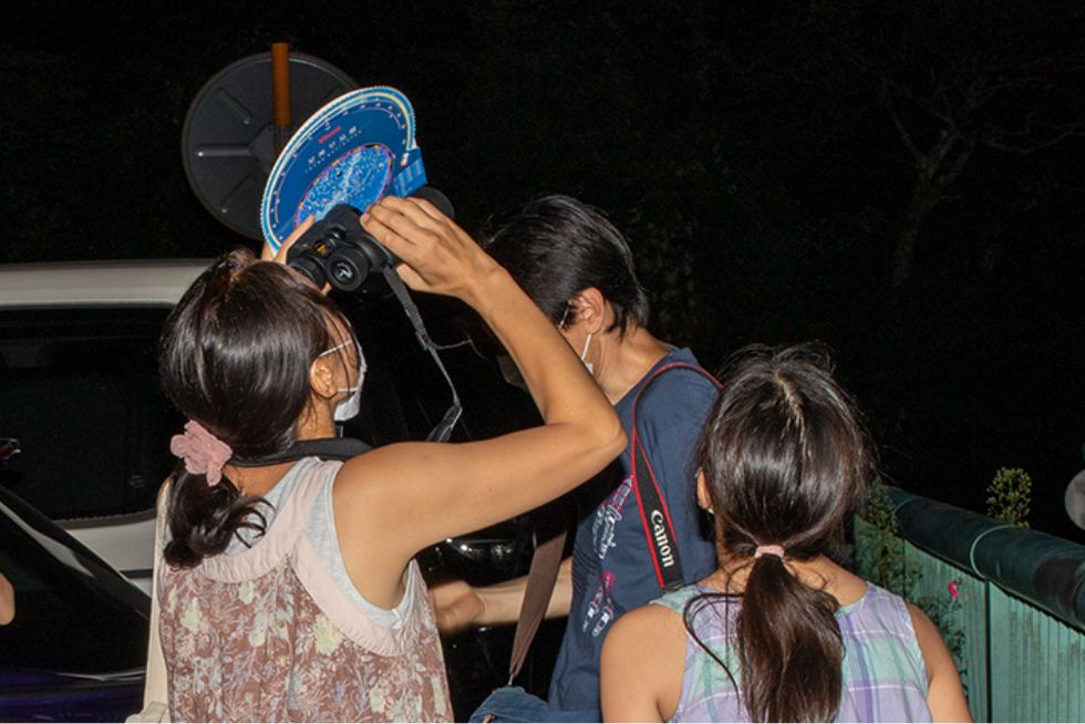 天の川観賞の期待がいちだんと高まっていきました