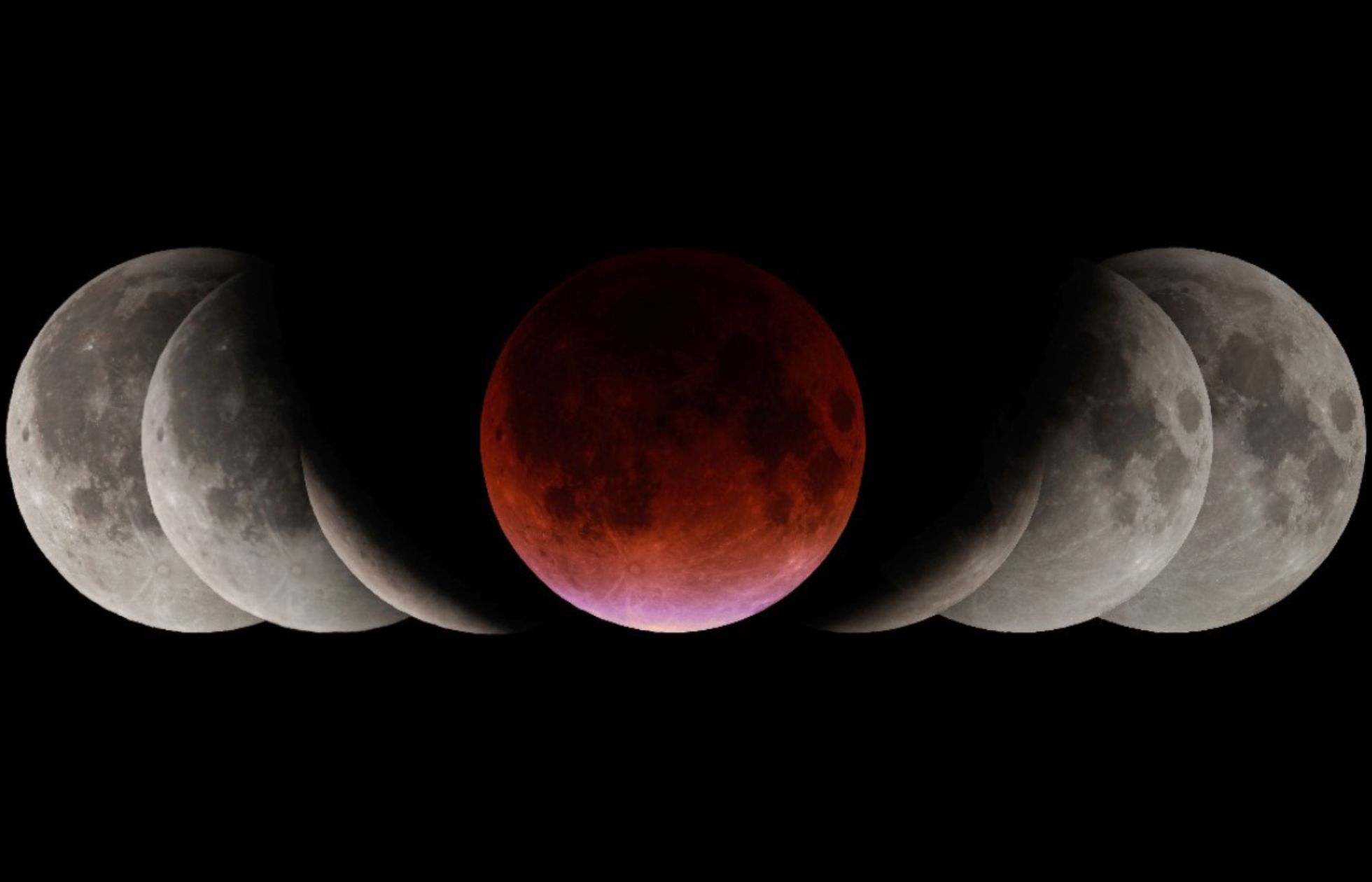 スーパームーンの皆既月食