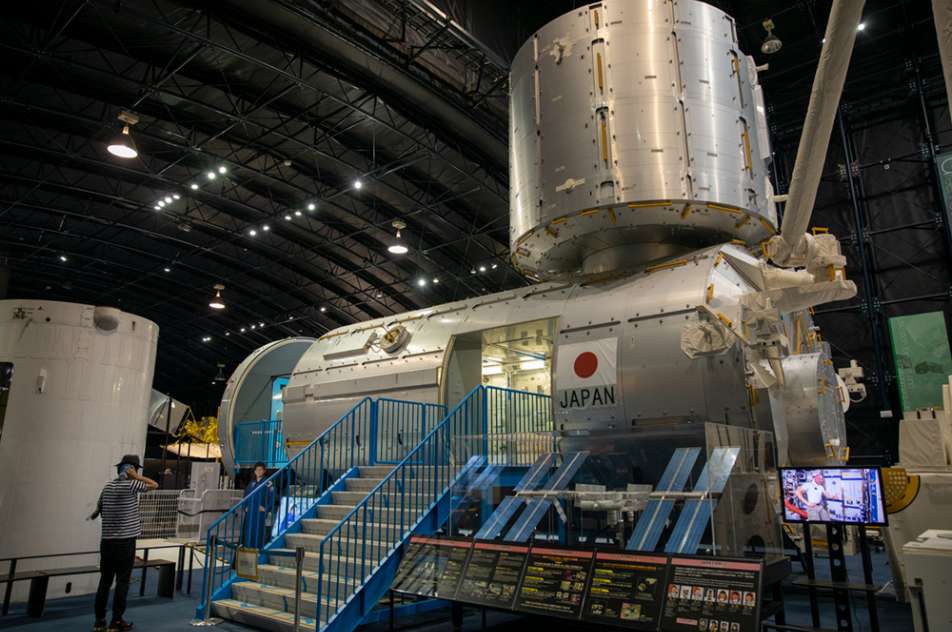 「きぼう」日本実験棟のモデル