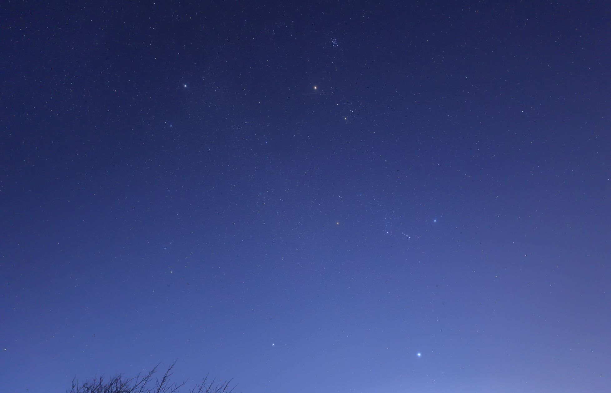 南中を通るすばる