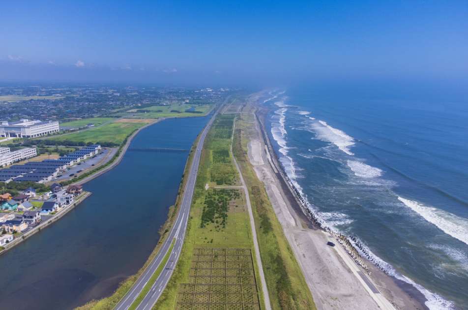 九十九里のブルーを駆け抜けよう